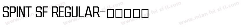 Spint SF Regular字体转换